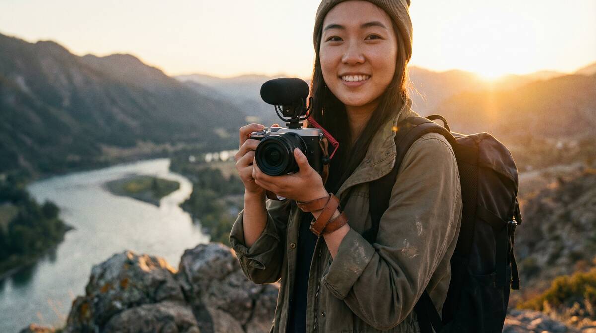 女神视频旅行vlog视频
